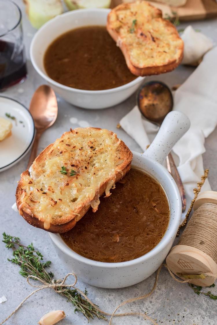 Grilled Cheese Sandwich with French Onion Soup - Grilled Cheese Recipe