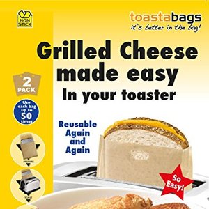 Simply Place your Sandwich Inside a Toastabag, Pop It In The Toaster and You'll Have a Perfect Grilled Cheese in Minutes